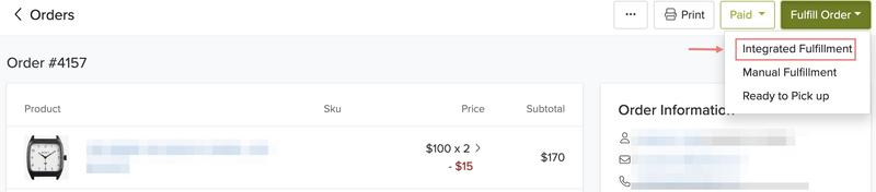 Integrated-Fulfillment